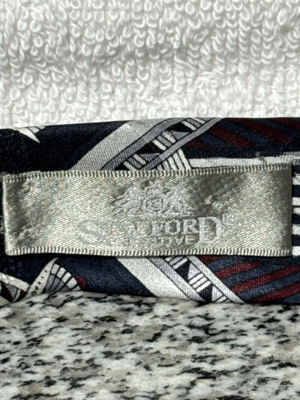 VINTAGE Stafford Executve Men’s Neck Tie  100% Silk
